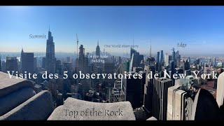 The observatories in New-York