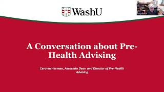 A Conversation about Pre-Health Advising