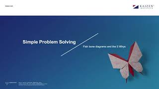 Simple Problem Solving Webinar