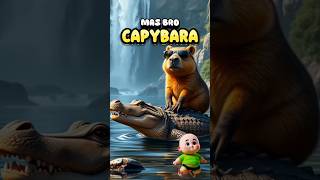 capybara the most relaxed unique animal in the world #shorts #capybara #animals #parody #unique