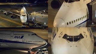 コックピット風景(Cockpit scenery)　ANA B747-400D Push-back\u0026Takeoff @Haneda 羽田空港