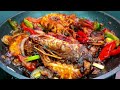 easy and tasty black pepper prawn shrimp recipe udang masak lada hitam sedap