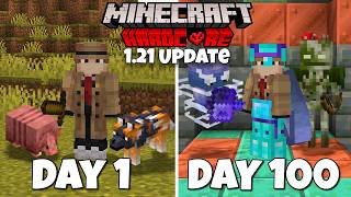 100 Days in 1.21 Hardcore Minecraft!