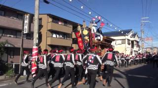 平成２７年　久世地区祭礼　宵宮　午後曳行（だんじり・堺・楢葉・枡矢・高山・北垣外・ 小阪・東八田・八田北町・南之町）