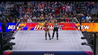 AEW Dynamite 1/1/2025 - Julia Hart Defeats Jamie Hayter In A Singles Grudge Match