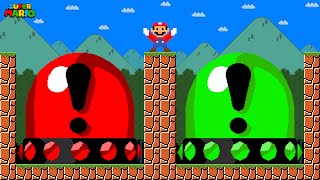 Can Mario press the Ultimate ! Switch in New Super Mario Bros.?