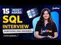 15 SQL Interview Questions TO GET YOU HIRED in 2026 | SQL Interview Questions & Answers |Intellipaat