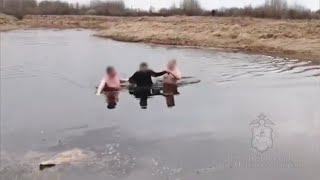 Силовики прыгнули в воду за наркодилером