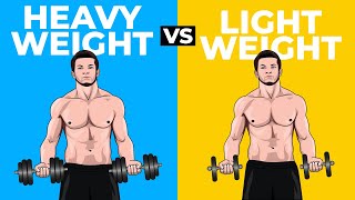 Heavyweight Training Vs. Lightweight Training For Muscle Growth | #heavyweight vs #lightweight