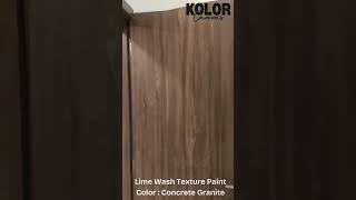 Granite Concrete - Limewash Texture Paint -Kolor Canvas | India  #limewash #limewashpaint #limepaint