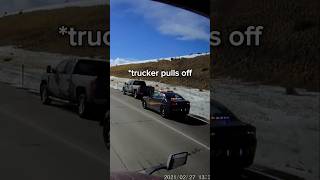 Brake Checker Finally Gets Pulled Over 🙌. #police #news #fyp #shorts