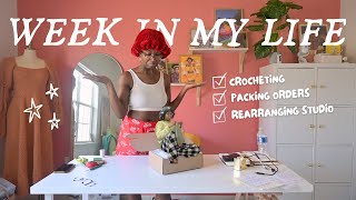 Week in my Life as a Crochet Artist: What it's really like being a small business owner