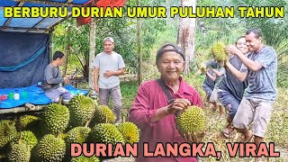 BERBURU DURIAN UMUR PULUHAN TAHUN..!! DURIAN LANGKA, VIRAL