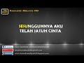 malaysia karoke dalam diam ku mencintaimu