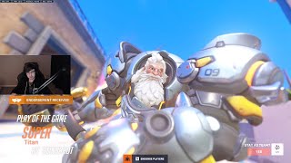 POTG! SUPER DOMINATING WITH NEW REINHARDT - OVERWATCH 2 SEASON 3 GAMEPLAY