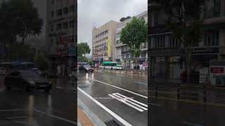 Rainy day in Gwacheon, South Korea Tuesday 7/4/2023