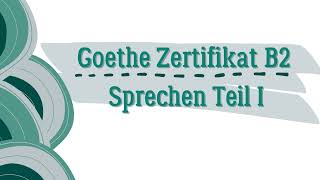 Alternative zum Fliegen || B2-Sprechen Teil 1 (Goethe Zertifikat)