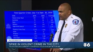 Richmond Police Chief details spike in violent crime