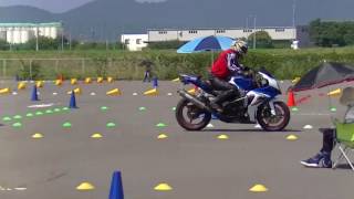 2017年7月30日トライジムカーナRd 2 Aクラス しんちゃん 2H GSX R1000