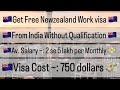 New Zealand Work Visa 2024/ Jobs in New Zealand for Indians/ How to apply New Zealand Work Visa