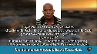 MTV OBITUARIES 13-SEPTEMBER-2024