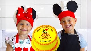 Diana and Roma are preparing a Surprise for Dad's birthday