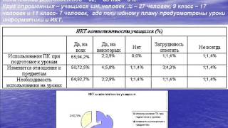 Использование возможностей ИКТ в учебном процессе