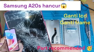 CARA GANTI LCD DAN FRAME SAMSUNG A20S | Samsung A20s | HOW TO REPLACE LCD AND FRAME SAMSUNG A20S