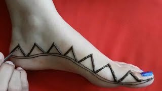 Stylish mehndi Design For Legs || Easy Mehndi Designs For Legs || mehndi design