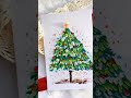 how to make a 3d christmas tree with oil pastels and nail accessories かわいいクリスマスツリーを描いてみた bang art