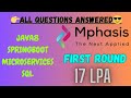 2-7 Years Interview Experience | Java | Spring Boot | Microservices | Maven | SQL | Hibernate