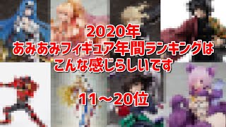 【フィギュア】あみあみさんの2020年フィギュア年間ランキングはこんな感じだったそうです！11～20位