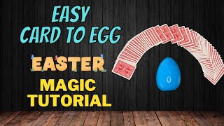 Easy Card To Egg - Easter Magic Card Tricks Tutorial