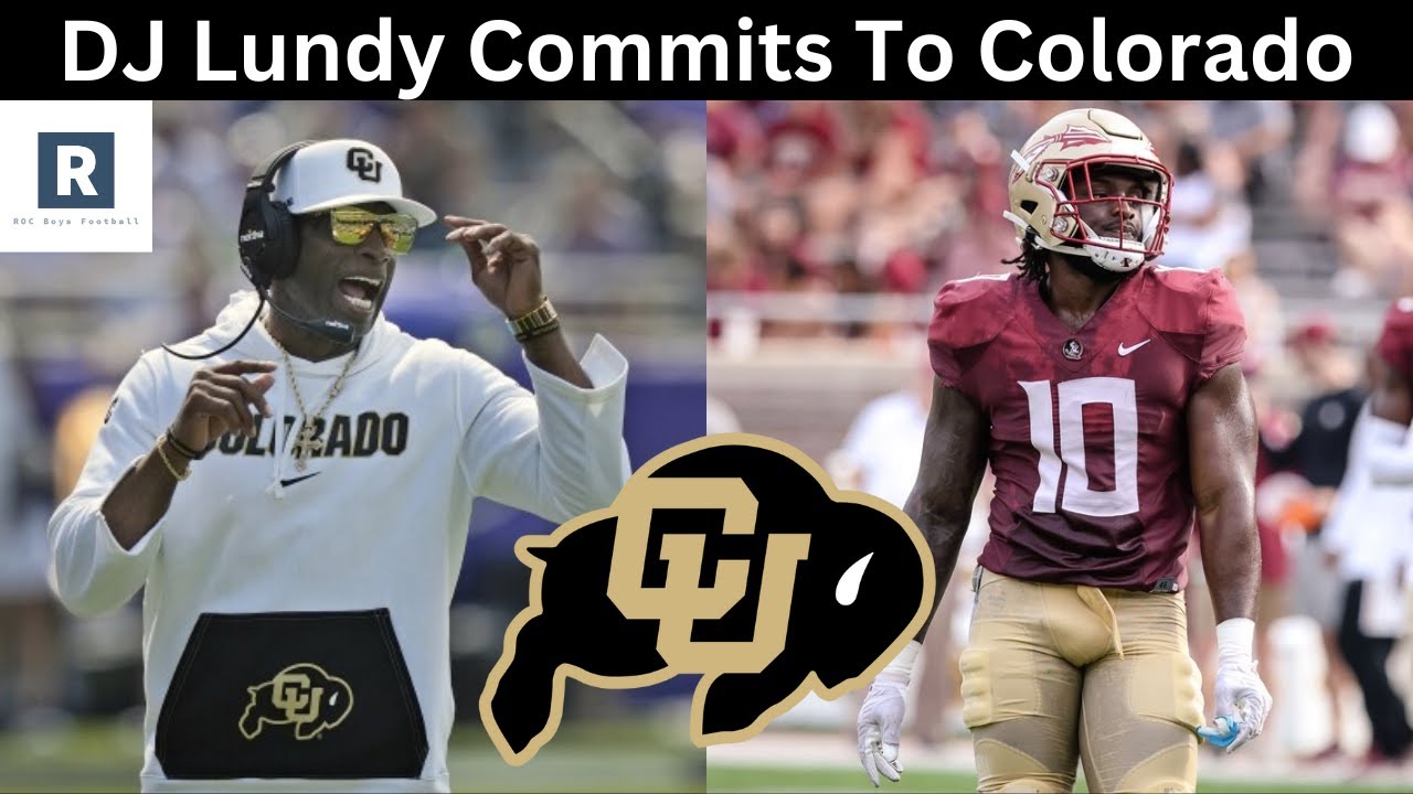 DJ Lundy Commits To Colorado | Colorado Transfer Portal Update - YouTube