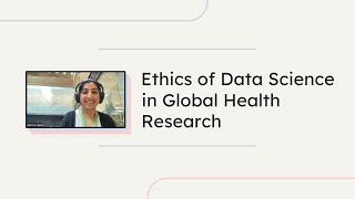 Ethics of Data Science in Global Health Research