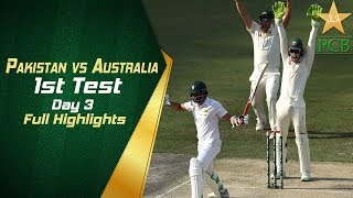 Pakistan vs Australia 1st Test Day 3 Highlights | PCB