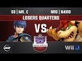 UGC Smash 4 LOSERS QUARTERS  - SS | Mr. E (Marth) vs NRG | Nairo (Zero Suit Samus, Bowser)