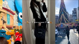 vlog. 冬 in USJ🎄✨ZARA.H&M.coca + バースデイ子供用品購入品🧺２児ママのお洋服 💭⸒⸒