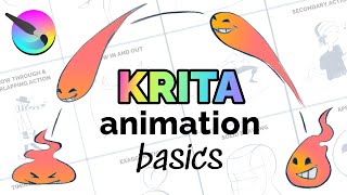 How to Animate in KRITA for Beginners!