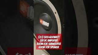 Ai wok 900watt 12v Dc Powerful Tractor Amplifier 300watt Class D For Subwoofer \u0026600watt For Speaker