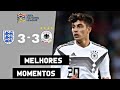 INGLATERRA 3X3 ALEMANHA MELHORES MOMENTOS