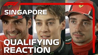 Drivers React After Stunning Singapore Qualifying | 2023 Singapore Grand Prix