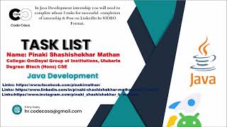 CODE-CASA-Intern-Pinaki-DIGITAL-LIBRARY-MANAGEMENT-USING-JAVA-Task-2