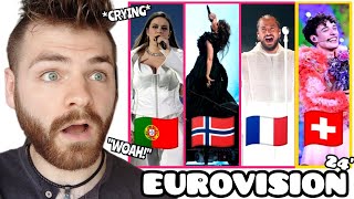 Switzerland 🇨🇭 France 🇫🇷 Portugal 🇵🇹 Norway 🇳🇴 | LIVE | Grand Final | Eurovision 2024 | REACTION!