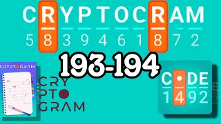 CRYPTOGRAM level 193 194