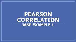 Pearson Correlation Example 1