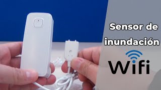 Sensor inundación WiFi sin central de alarma ✅ Aviso en caso detectar agua o inundaciones Wi-Fi ✅