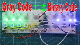 Gray code to Binary code conversion with practical explanation
