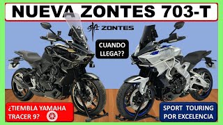 ➤ Nueva Zontes 703T 2025 - La Sport Touring con 102 CV ¿Rival de la Yamaha Tracer 9? #zontes703t