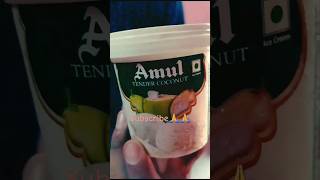 AMUL tender coconut icecream is love #goneviral #icecream #icecreamtime #ice